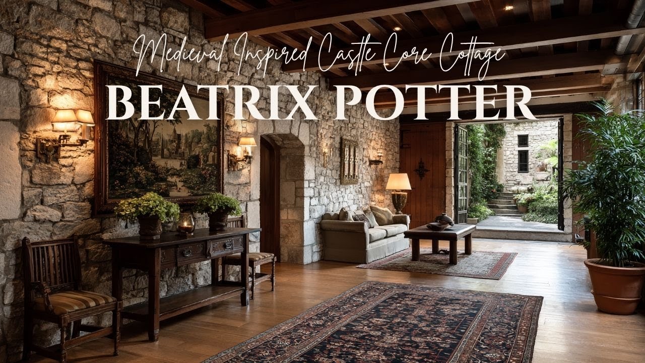 Medieval Inspired Castle Core Cottage Inspired by Beatrix Potter  Whimsy Meets Country Royalty