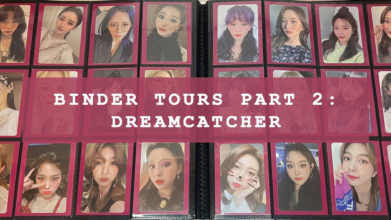 my dreamcatcher photocard collection (binder tours pt 2)