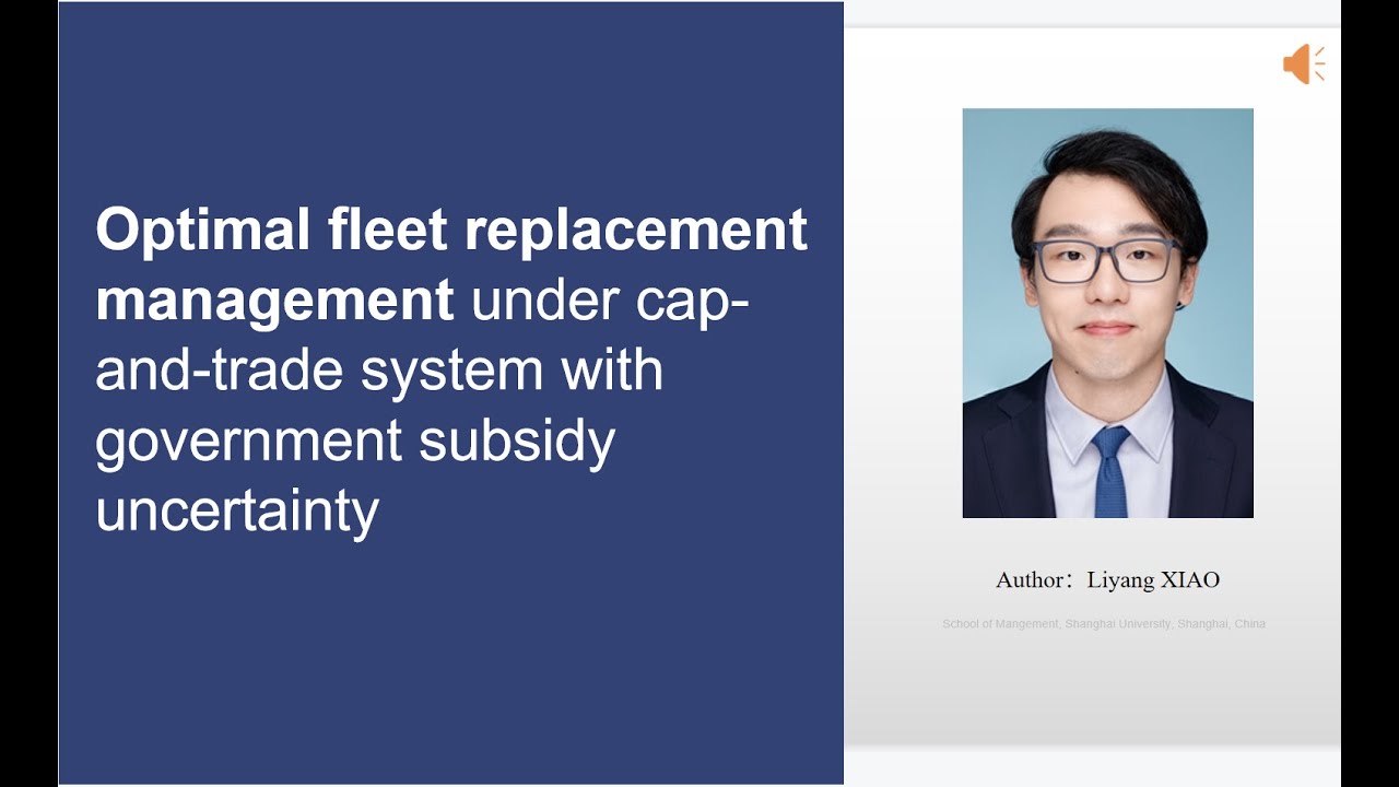 Optimal fleet replacement management under cap-and-trade system with government subsidy uncertainty