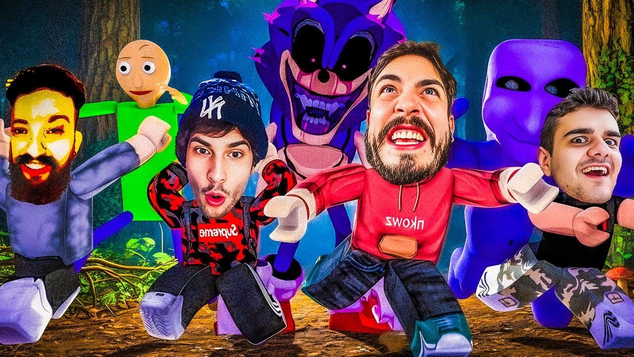 jogar pillar chase com os guri foi EXTREMAMENTE ENGRAÇADO (Roblox)