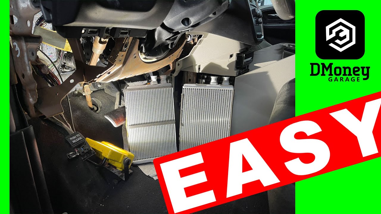 Dodge Caravan Chrysler Town & Country Замена сердечника отопителя Как заменить сердечник отопителя.