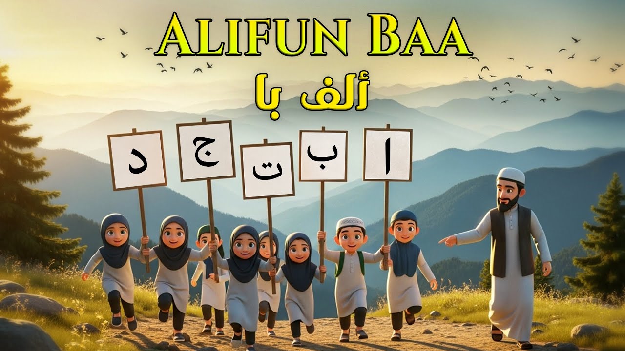 Alifun Baa | 3D cartoon Song | الف با | আলিফুন বা গজল | Arabic 29 letters song  | কার্টুন ভিডিও