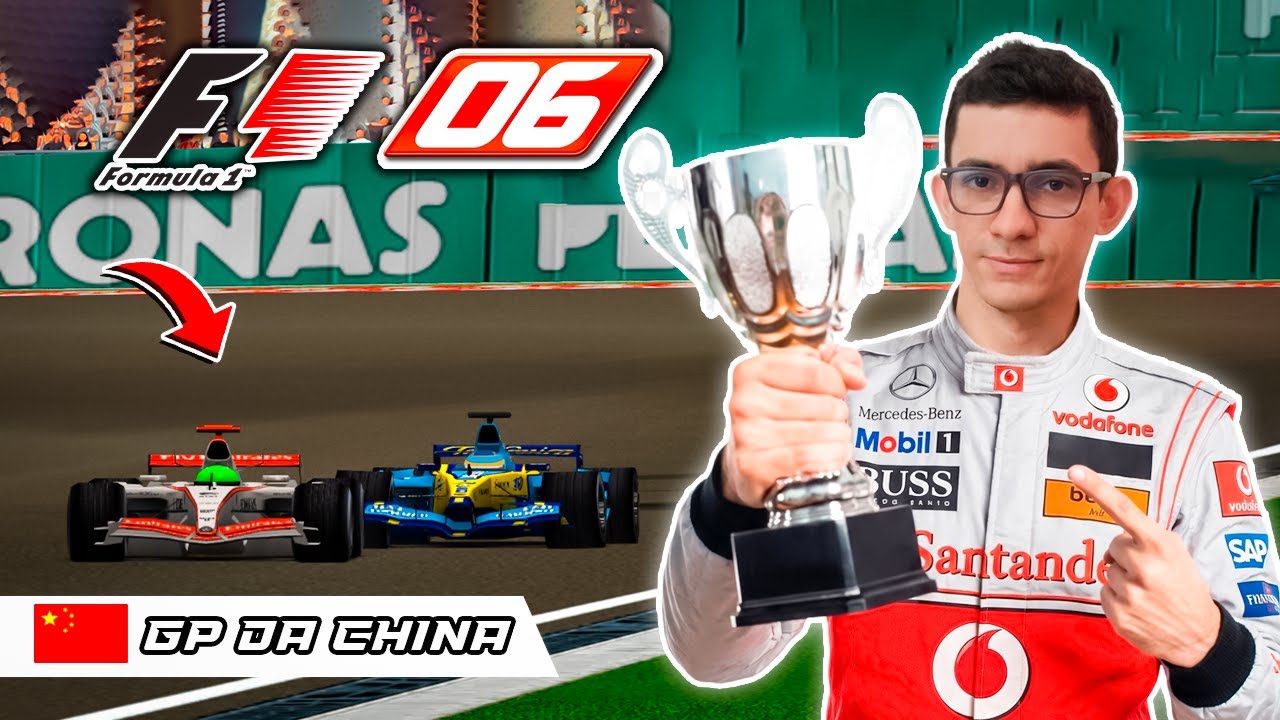 DE ÚLTIMO a CAMPEÃO na CHINA! | F1 2006 PS2 | MODO CARREIRA (Ep. 35 – T2)