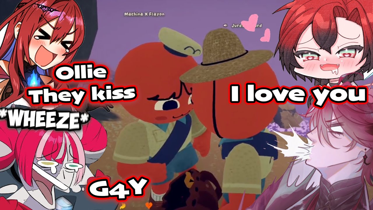 Elizabeth and Ollie witnessed how gaylord Jurard and Flayon were  |  『Hololive』
