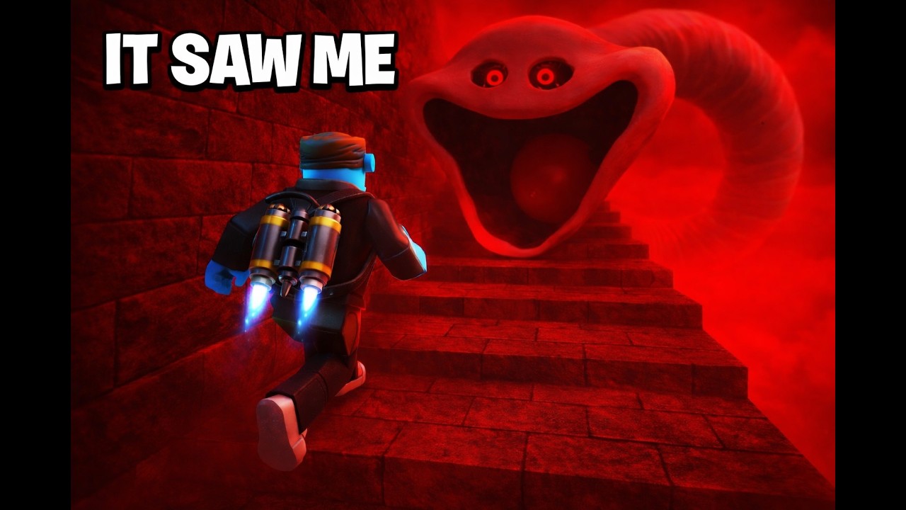 I Survived the Scary Worm Tower… Barely (Roblox)