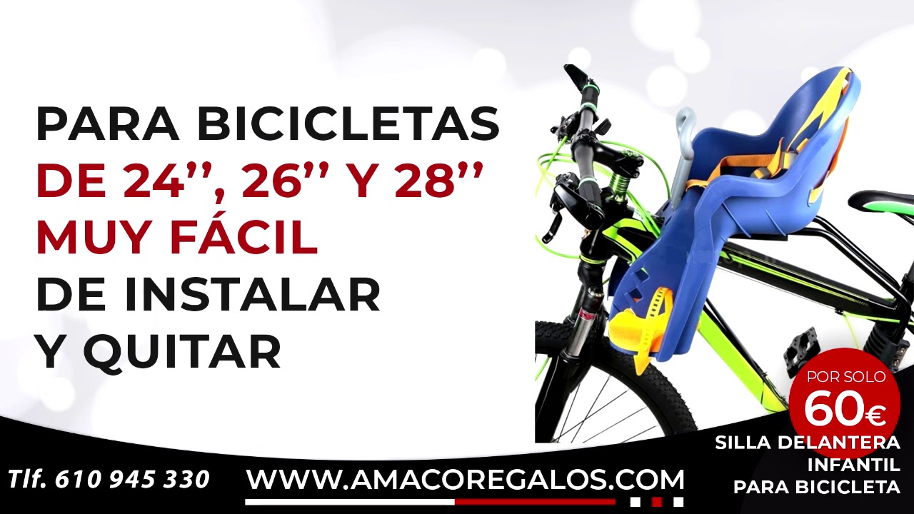 SILLETA INFANTIL PARA BICICLETA AMACO REGALOS