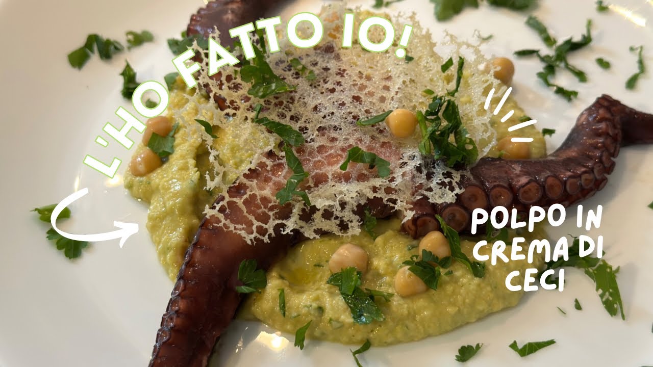 POLPO  in CREMA DI CECI