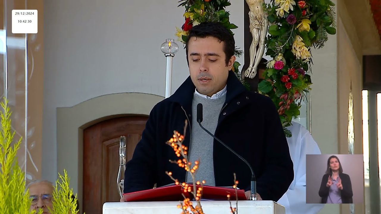 Missa da Sagrada Família desde a Basílica da Santíssima Trindade do Santuário de Fátima 29.12.2024