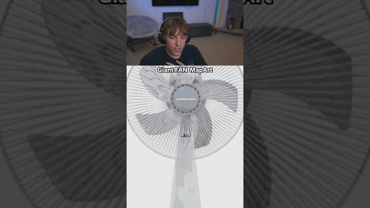 Giant Fan Map Art...