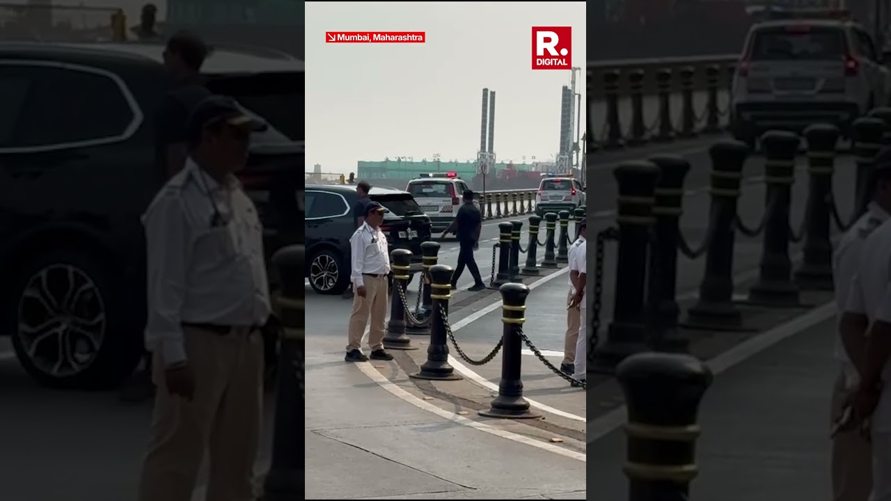 Macron Departs Hotel for Lok Bhawan to Meet PM Modi