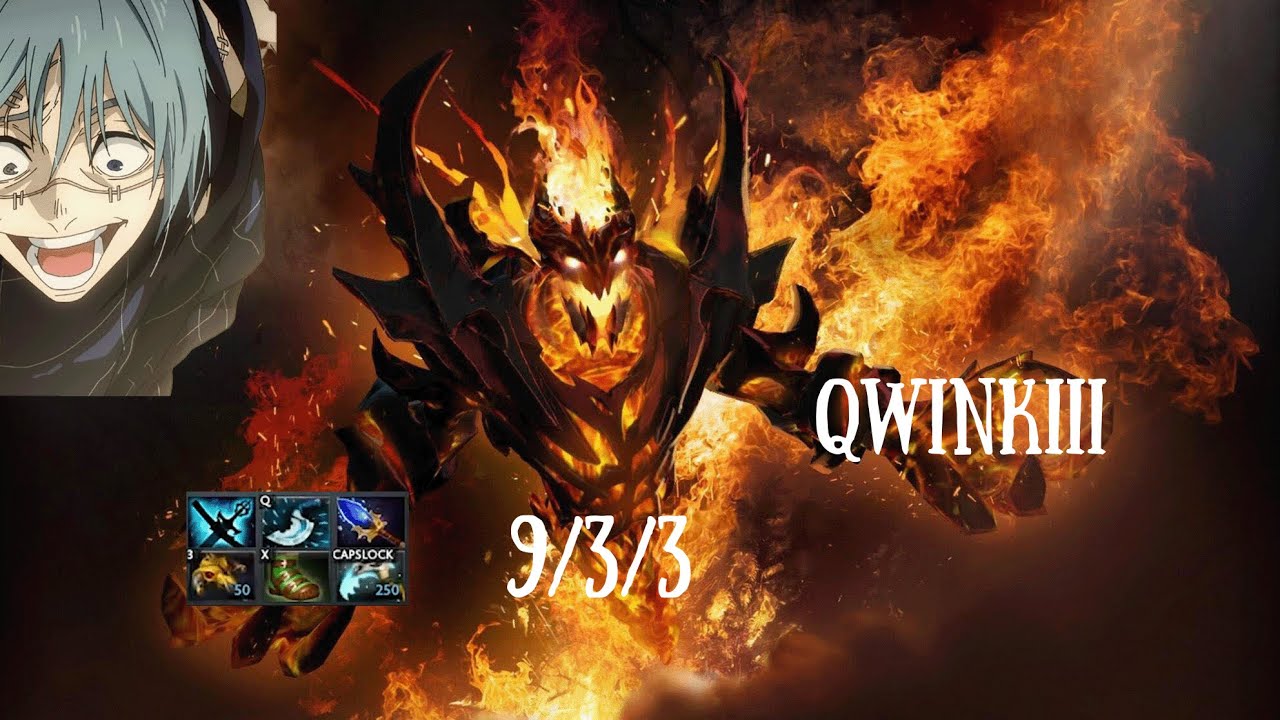 Qwinkiii на Shadow Fiend вместе с Лягушкой в тиме!
