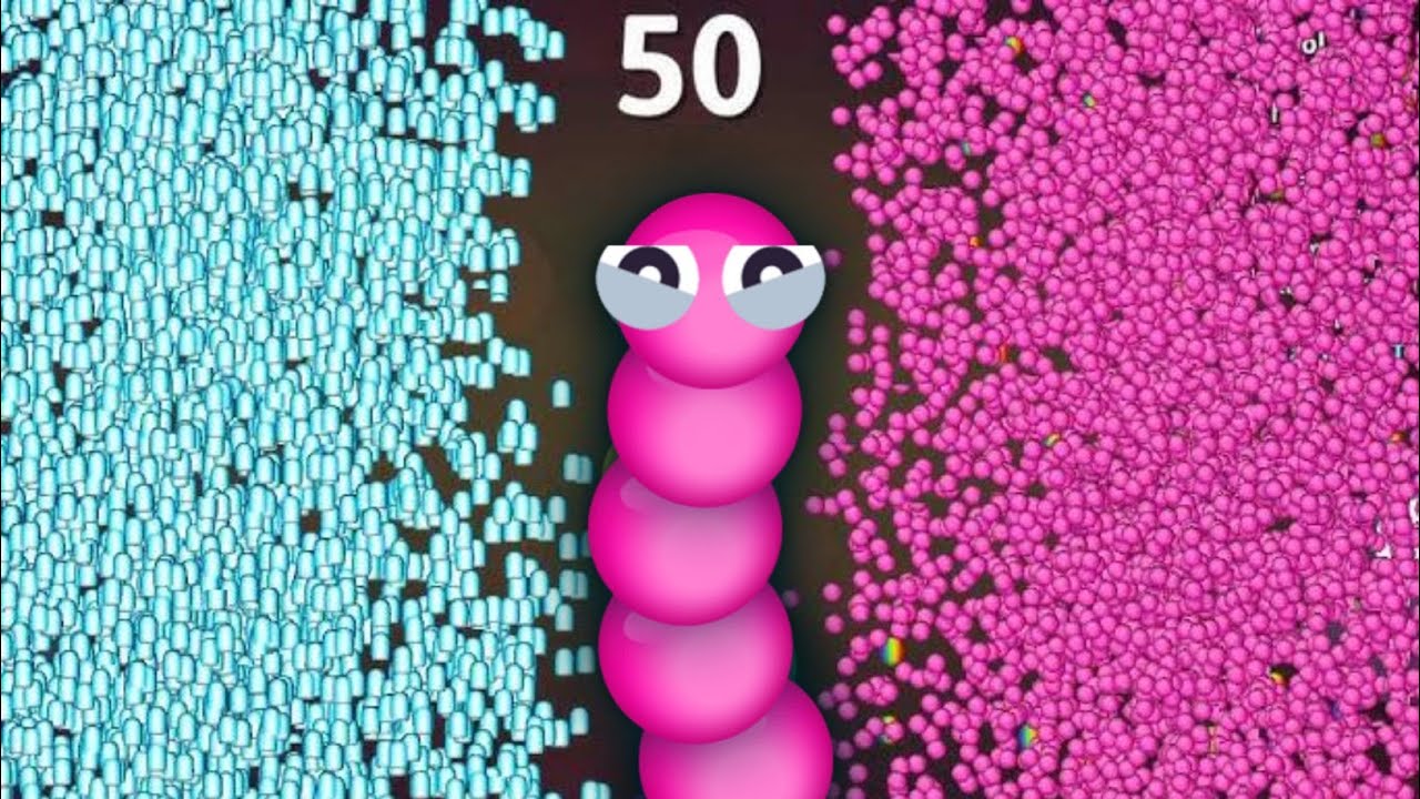 SNAKE IO🐍 KING PINKY SNAKE 🐍 EATING FABULOUS YUMMY SCORE POINT 🐍 EPIC SNAKEIO GAMEPLAY 