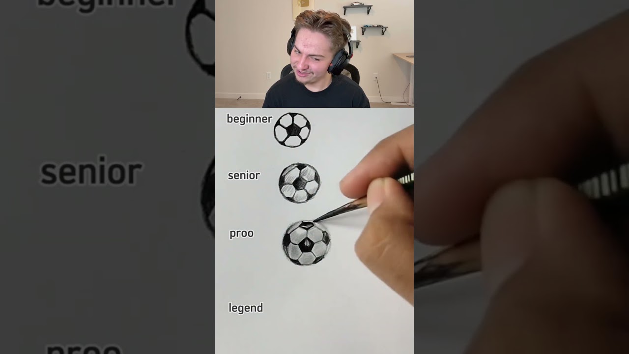 How To Draw Soccer Ball 😳