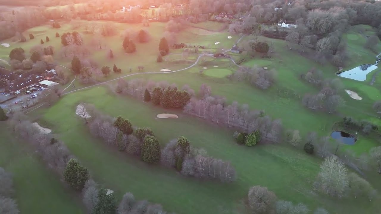 Donnington Valley Golfcourse | What-A-View! 4K Drone Footage