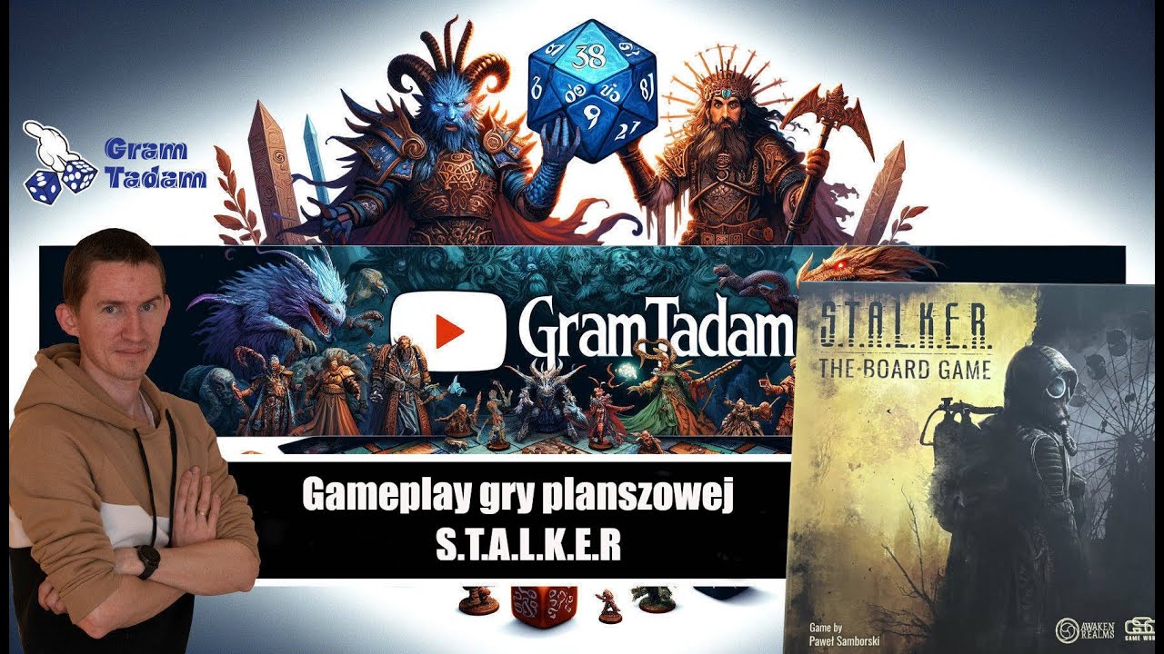 Gram Tadam gameplay S.T.A.L.K.E.R The board game/gra planszowa