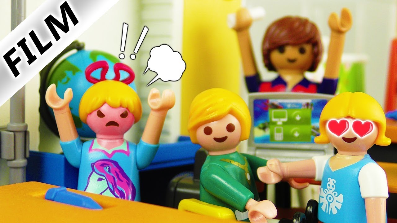 Playmobil Film deutsch | NILS SCHNÖSEL IN HANNAHS KLASSE - Neuer Streber? Kinderserie Familie Vogel