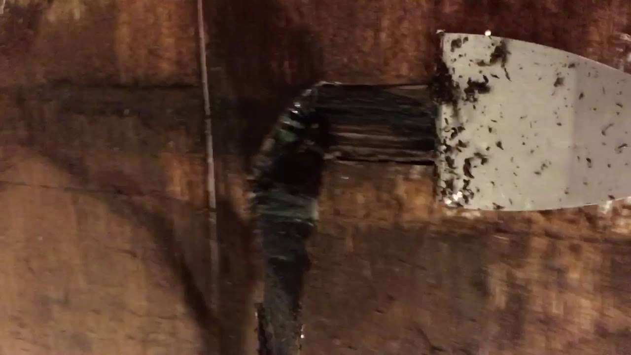 Damp caravan repair Pt 2 Toilet wall tear down to reveal.....