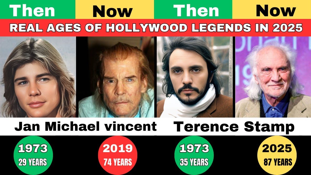 Top 10 Hollywood Actors from the 60s&ndash;90s &ndash; Their Real Ages in 2025!