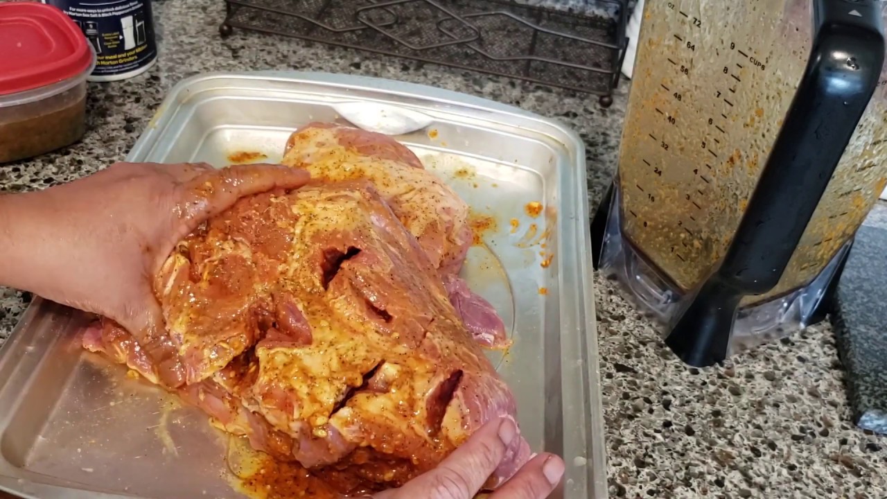 Pernil en  la Olla de Coccion Lenta