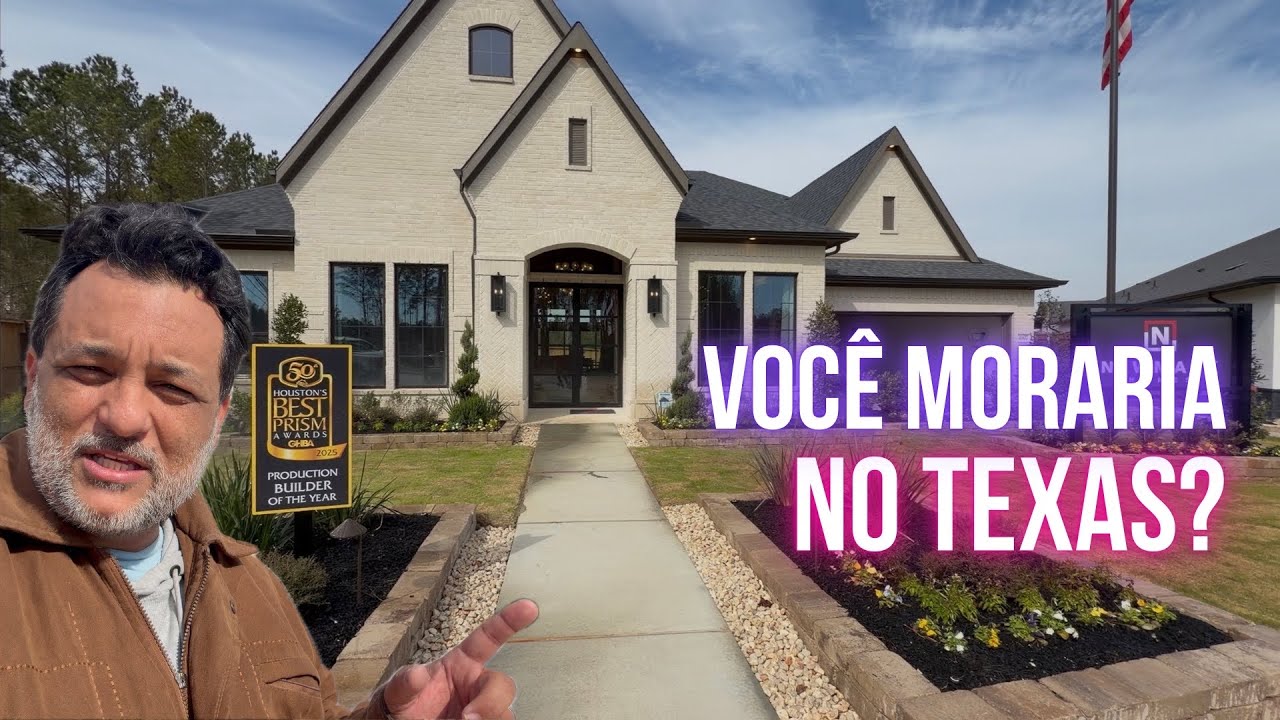 Como são as casas para você morar aqui no Texas