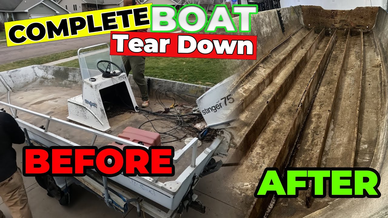 Tearing Apart A 40 Year Old Boat Found In A Barn | Episode 2