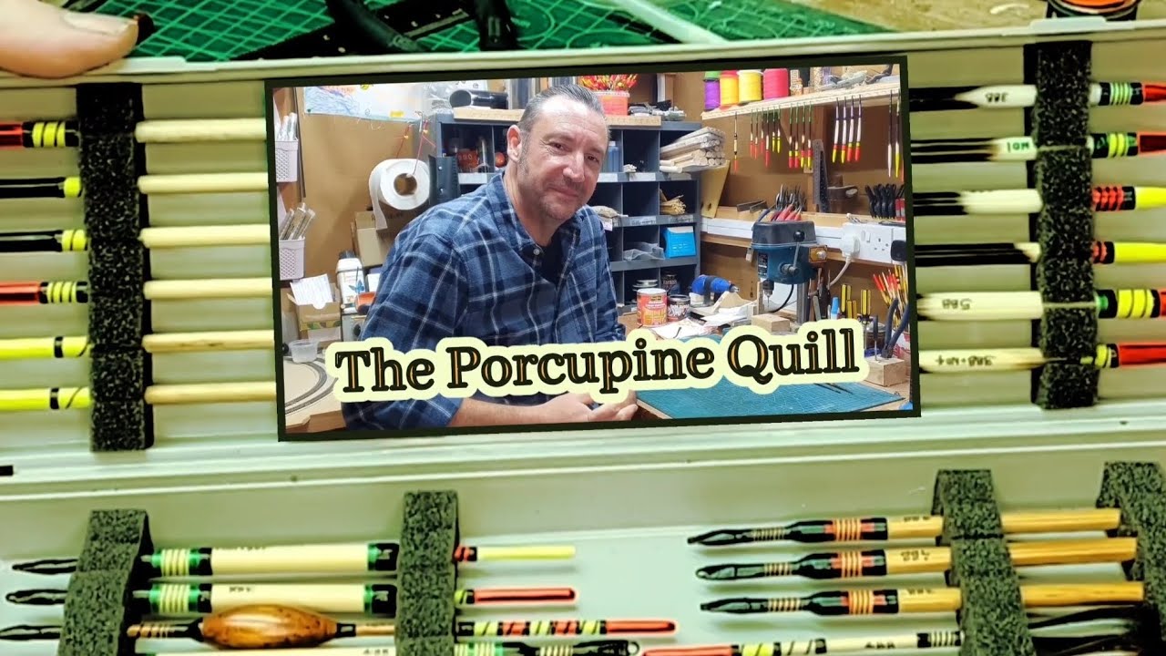 How To make a Porcupine Quill Fishing Float (Bobber)