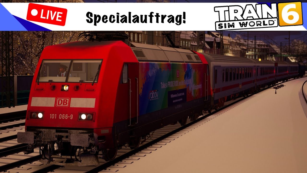 🔴LIVE🔴 | ☃️Special Auftrag: RB von Salzburg nach L&uuml;beck⏰ | BaumannExpress | Train Sim World 6