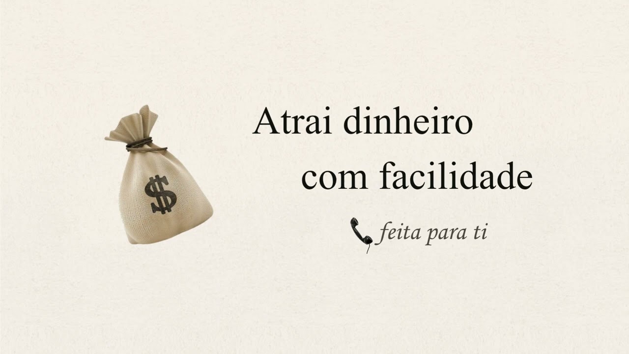 Atende-me | Afirmação para atrair prosperidade financeira
