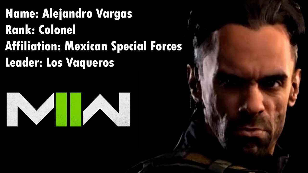 ALEJANDRO VARGAS - NEW MODERN WARFARE II CHARACTER