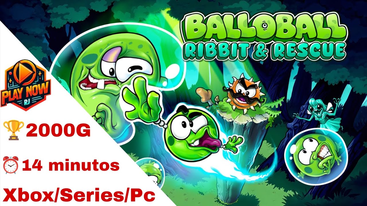 Balloball - Ribbit and Rescue | 2000G em 14 minutos | Xbox/Series/Pc