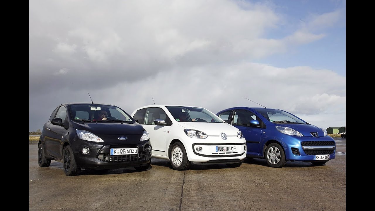 VW Up, Ford Ka, Peugeot 107 - Dreikampf der Cityflitzer