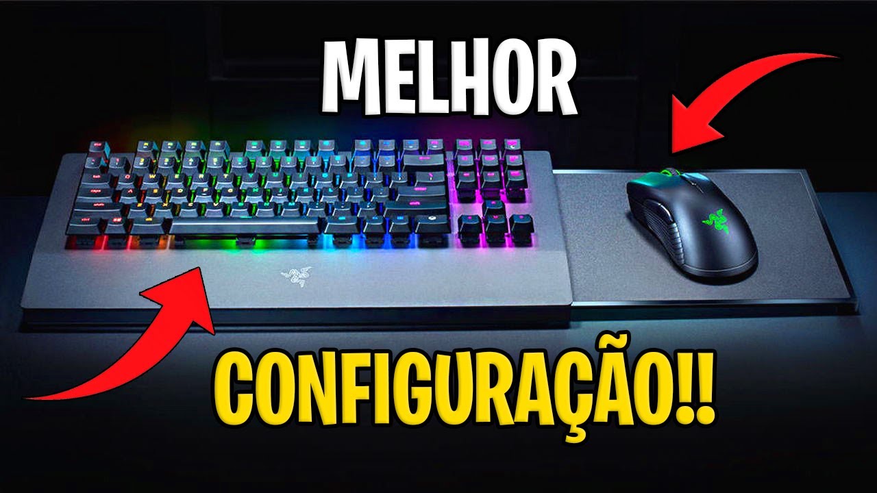 MELHOR CONFIGURAÇÃO de TECLADO e MOUSE para o COD WARZONE!!