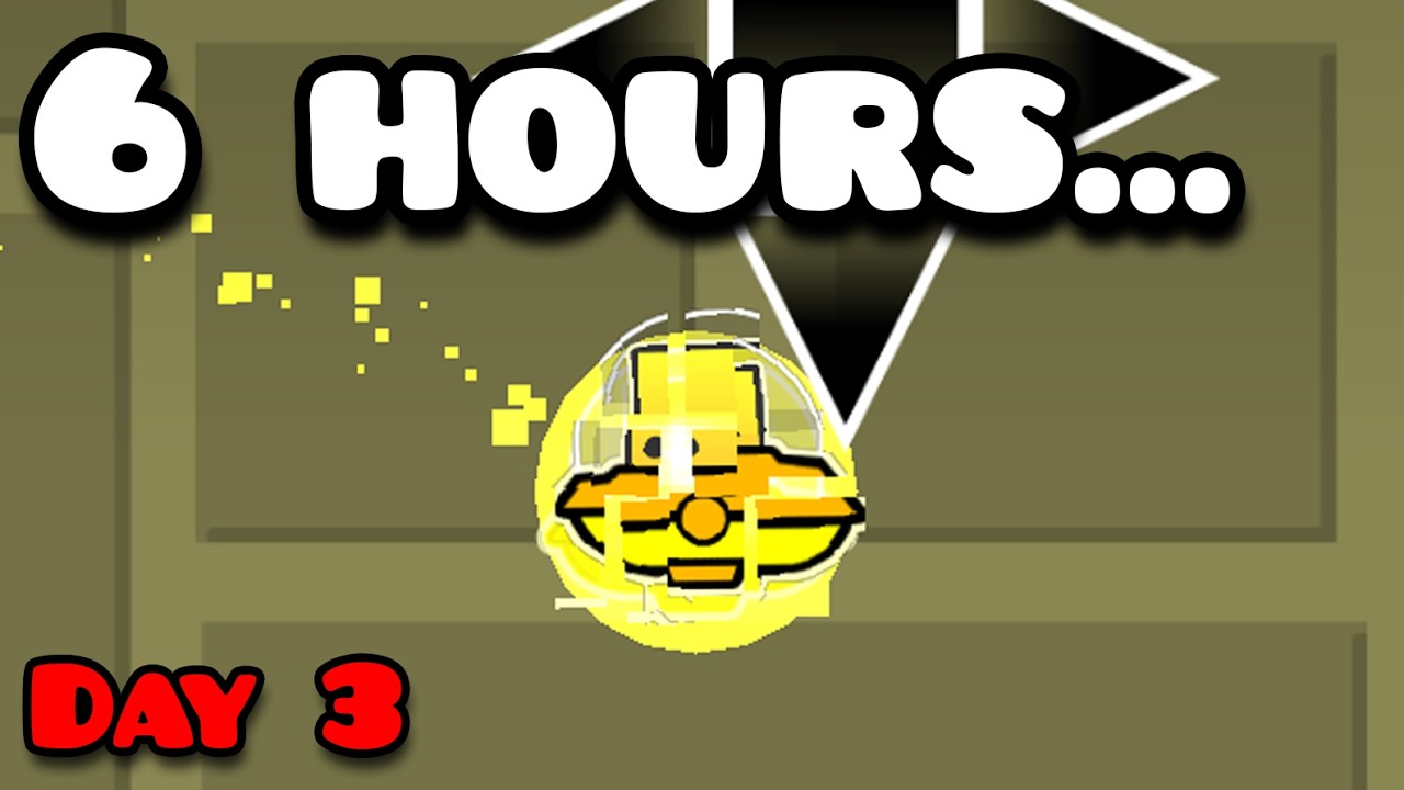 🔴BEATING 6 HOUR GD LEVEL (EATEOT 8%)🔴Day 3🔴I'M SUPER COOKED