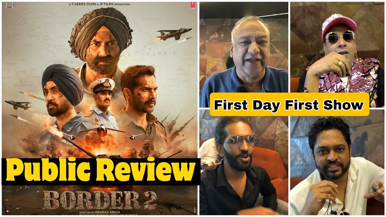 Border 2 Public Review First Day First Show Till Interval From Mumbai