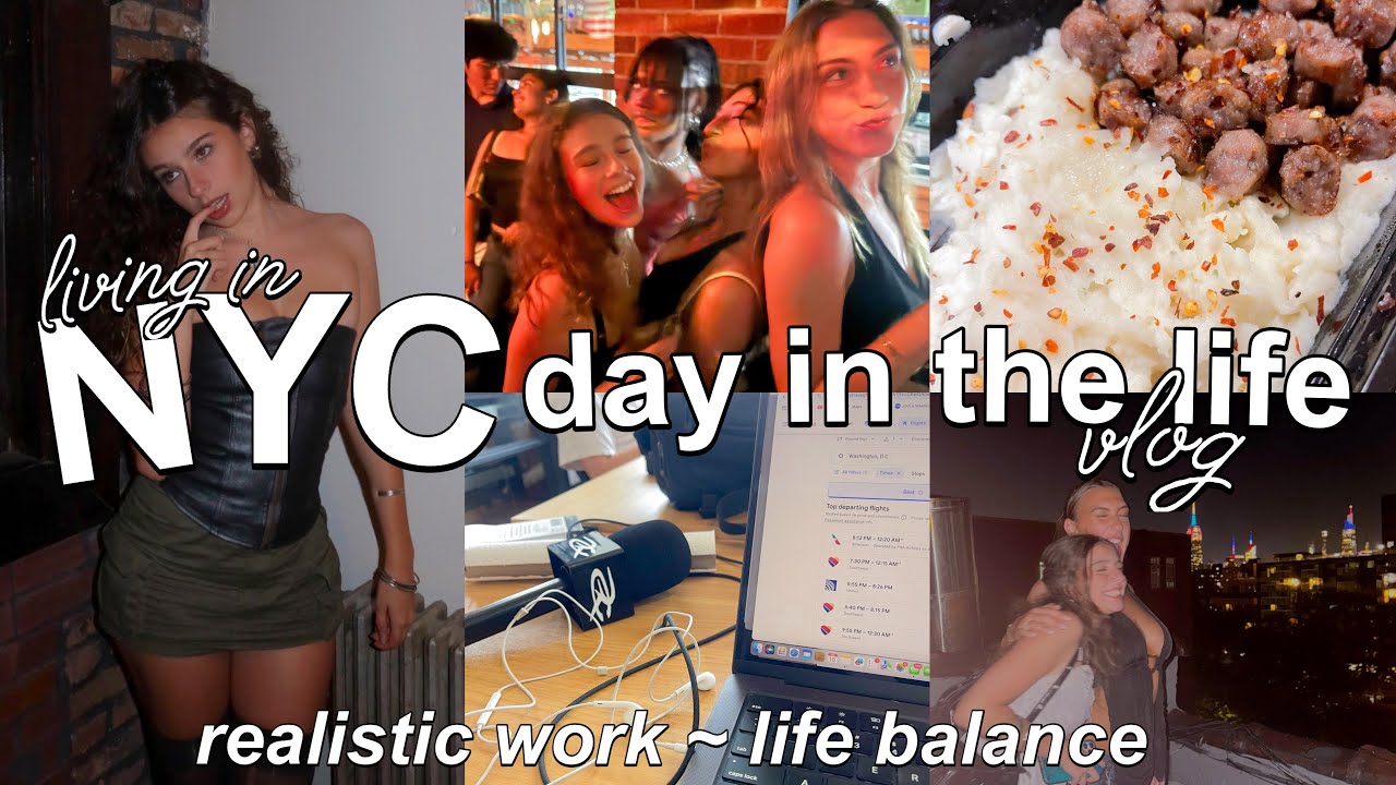 NYC DAY IN LIFE VLOG 2025 | 18 living alone in nyc - my work life balance