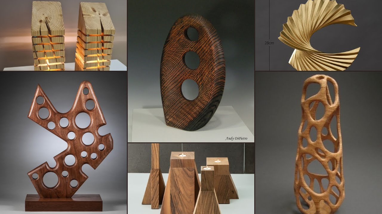 Wood Abstract Sculpture