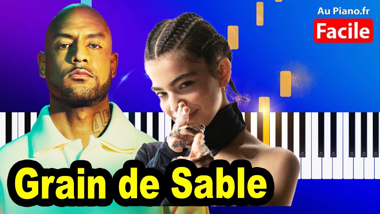 Booba Grain de Sable Piano Tutorial avec Paroles (Au Piano.fr)