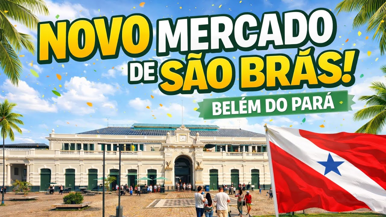 Tour no Novo Mercado de São Brás - Belém do Pará.