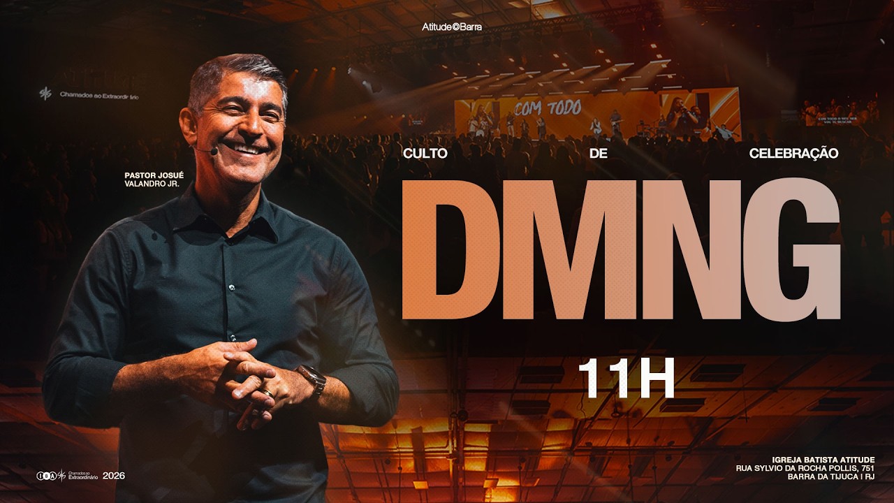 Culto de Celebração | 11h* #aovivo