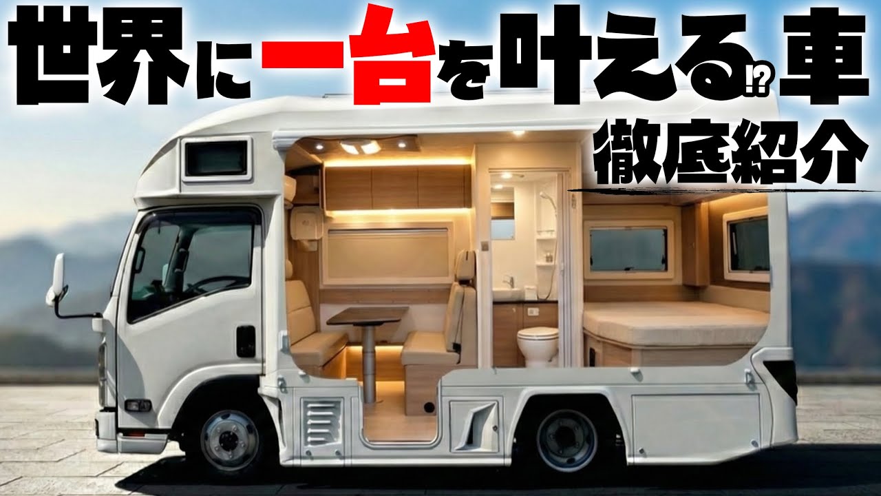 【プロが解説】オーダー家具&レイアウトで乗り手のデメリット抹消！最強のキャブコンSAKURAを徹底紹介します！