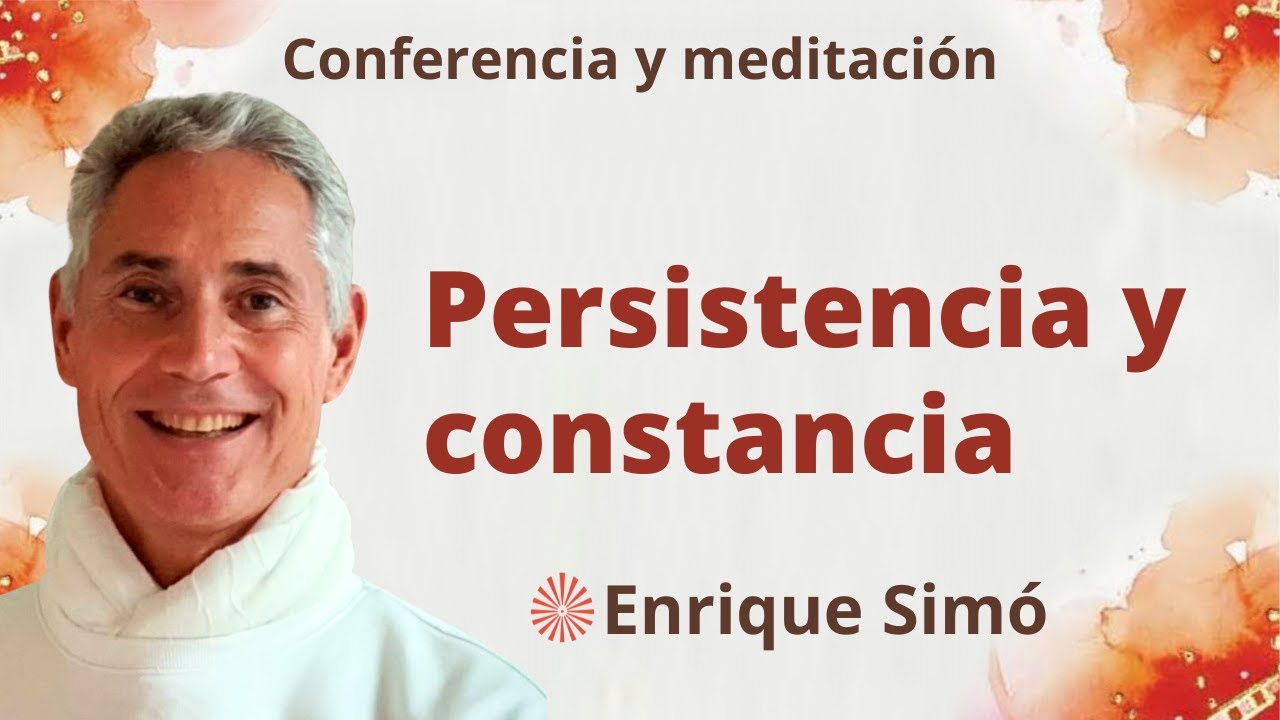 Meditación y conferencia: 