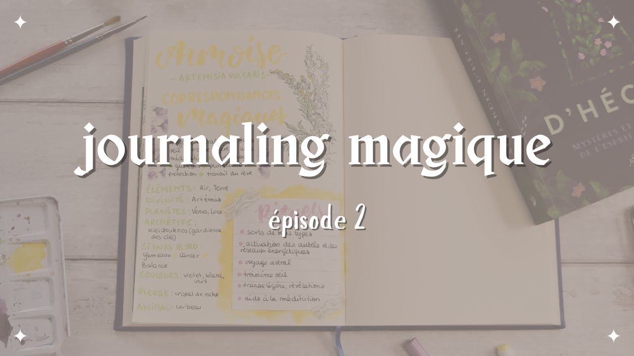 JOURNALING MAGIQUE - PLANTE SORCI&Egrave;RE