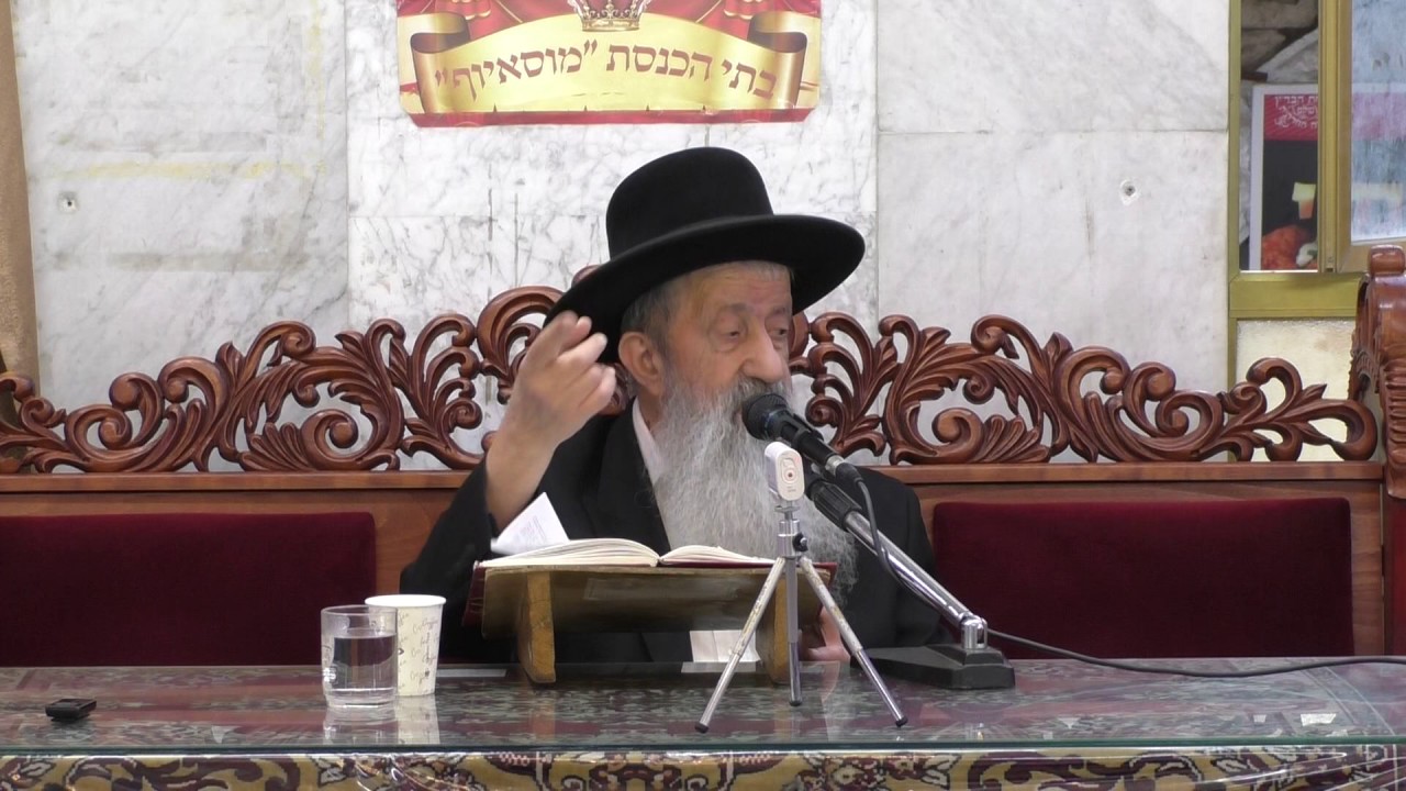 הרב בן ציון מוצפי פרשת בהר בחוקותי התשעז