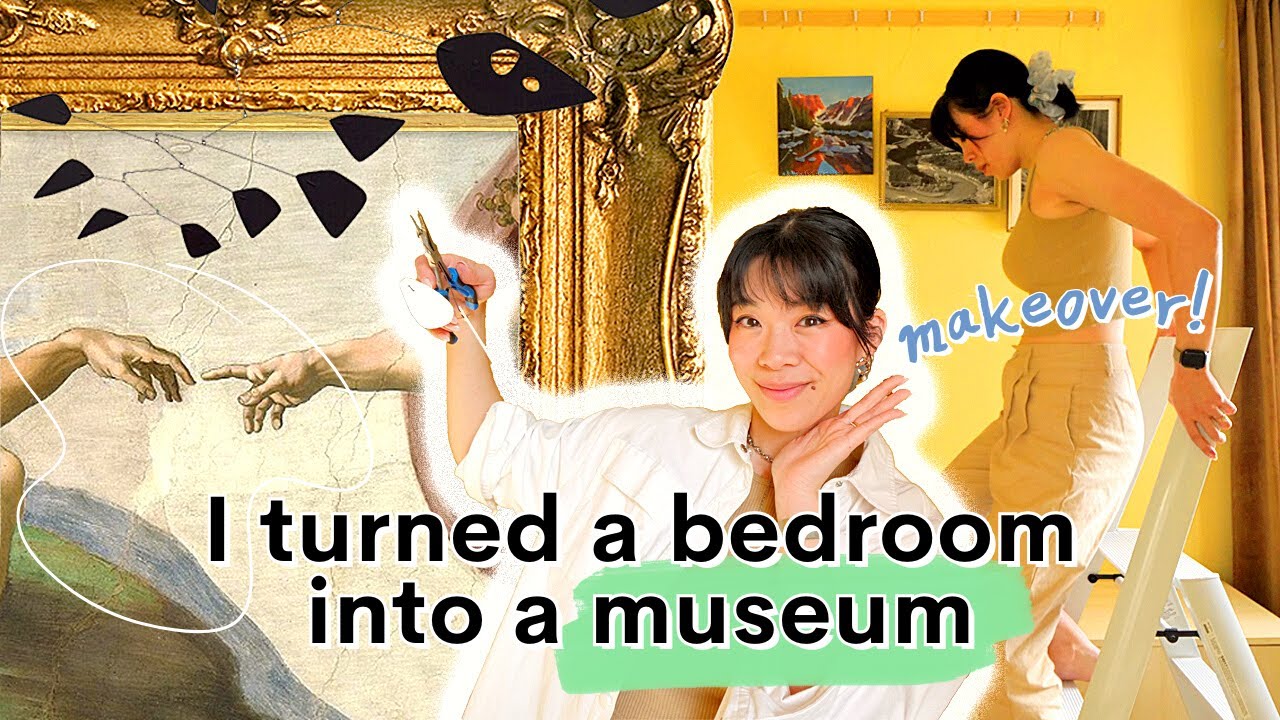 EXTREME bedroom makeover: it's a museum now | WITHWENDY
