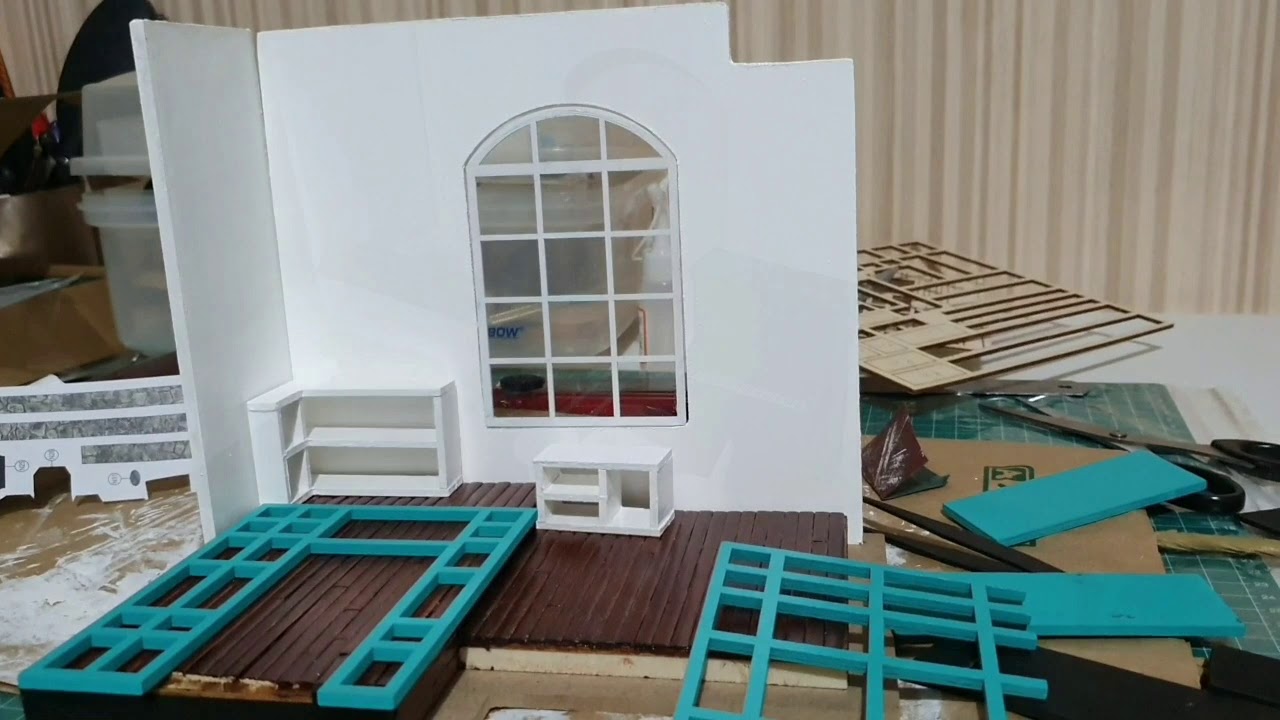 My version of DIY Miniature Simon's Cafe