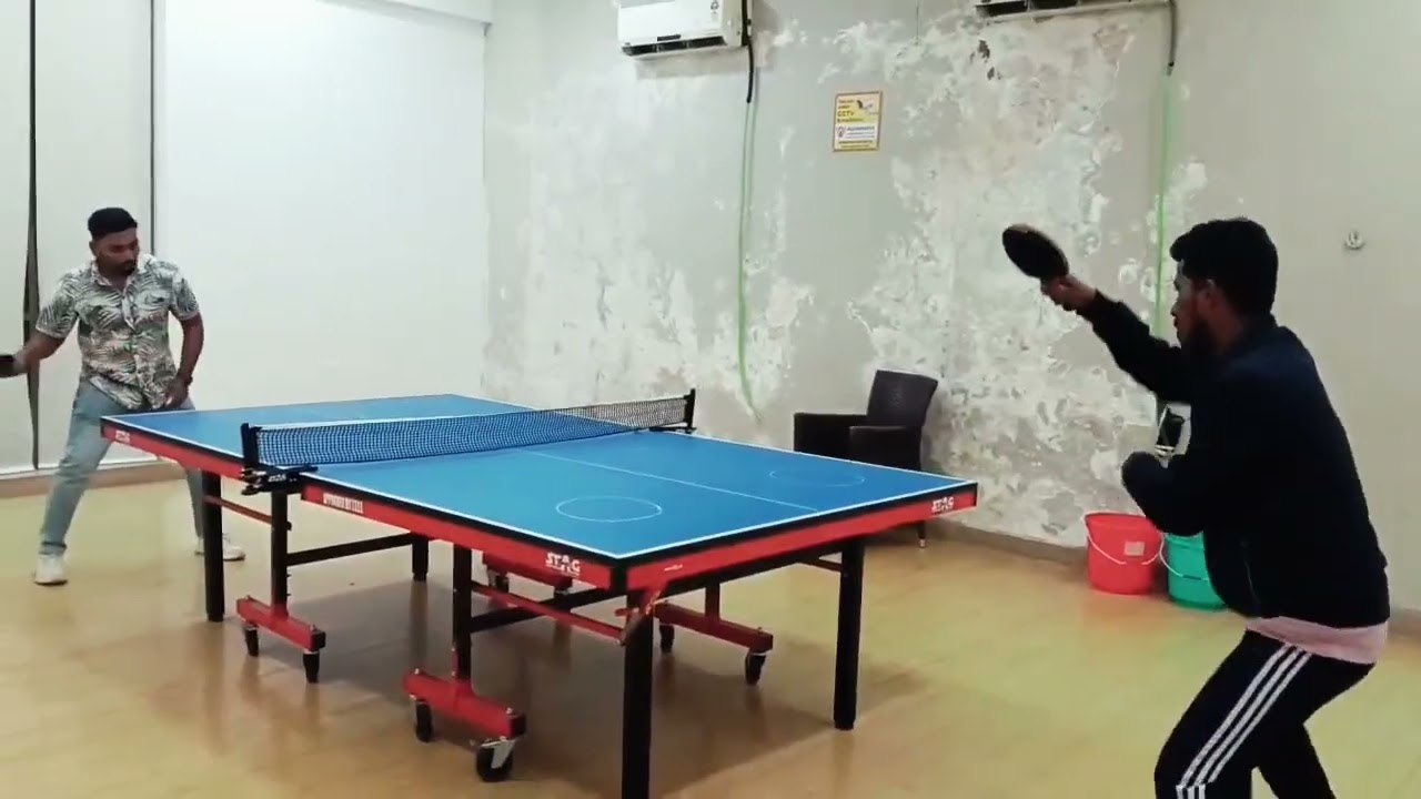 Playing table tennis after 8 year's