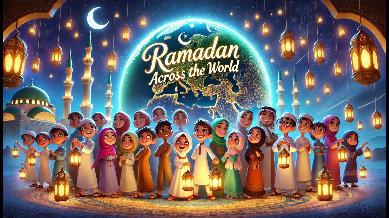 🌙🎶 Ramadan Around the World | Fun Kids Ramadan Song | Islamic Nasheed for Kids 🎶🌙