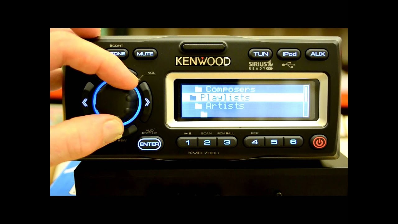Обзор морского ресивера Kenwood KMR 700u