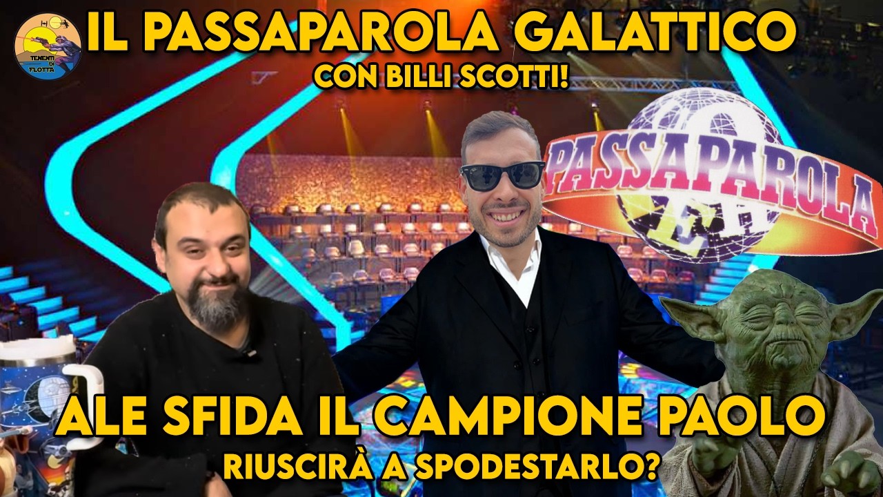 ABBIAMO TRASFORMATO IL PASSAPAROLA IN STAR WARS! Ale sfida il Campione Paolo 🚀