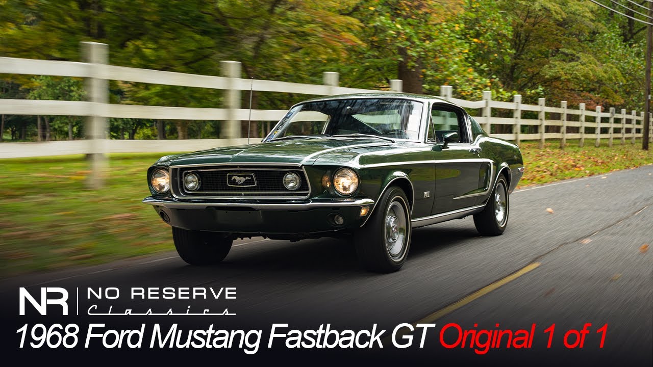 1968 Ford Mustang GT Fastback, the purest example of the iconic pony car! NEW ARRIVAL:1-800-562-7815